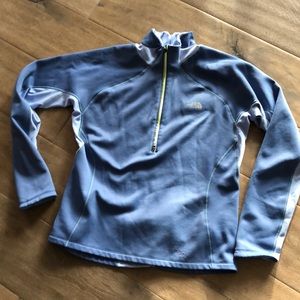 The North Face soft shell zip neck